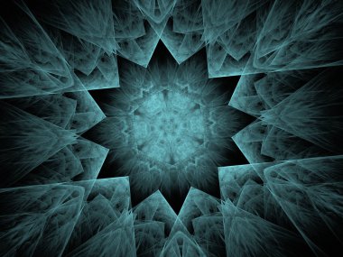 Temel parçacıklar serisi. Interplay konuyla ilgili Soyut Fraktal formlarının nükleer fizik. Temel parçacıklar çarpışması.