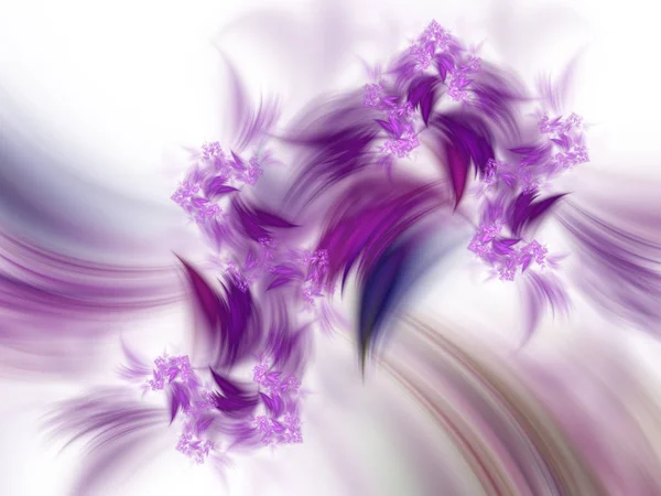 Virágos Háttérmintázatának Megadása Számítógéppel Generált Absztrakt Fraktál Terjed Kompozíciók Illusztráció — Stock Fotó