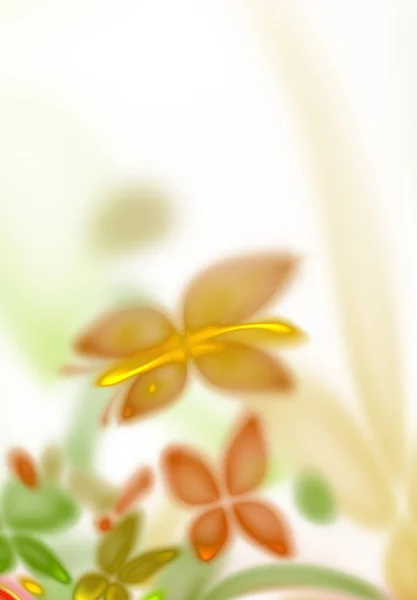 Ein Farbenfrohes Neonfarbenes Abstraktes Blumenmuster Mit Schmetterlingen Illustration Abstrakter Schöner — Stockfoto