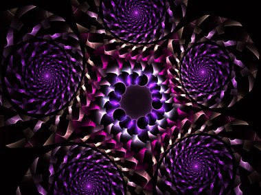 Renkli çiçek vitray izlenim farklı renk seçenekleri sunan tasarım. Güzel tonda mozaik desen için arka plan sanat, (fraktal kilise vitray soyutlama)