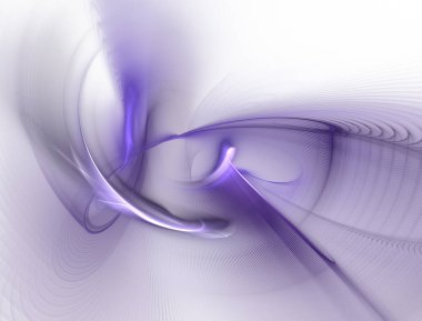 Açık renkli soyut çok renkli dalga