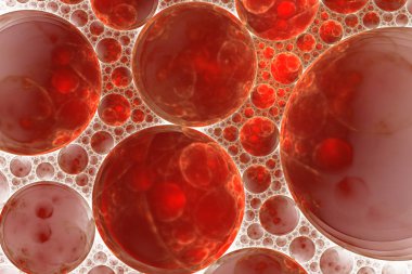 Gerçekçi su köpük sabun köpüğü. Spreyler ile serin derin deniz. Parlak renkler ve parlak nokta. Dijital sanat. Fraktal grafik afiş, el ilanı, davet için.