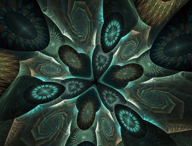 Soyut kaleydoskop arka plan. Güzel çok renkli çiçek dürbünü benzersiz tasarım.