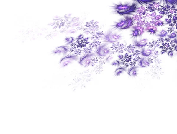 Karácsonyi Világos Háttér Retro Egyszerű Kártya Stilizált Hópelyhek Villog Díszes — Stock Fotó