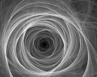 Soyut bir bilgisayar fraktal tasarım oluşturulan. Fraktal renk doku soyut. Parlak sarmal gökkuşağı tünel