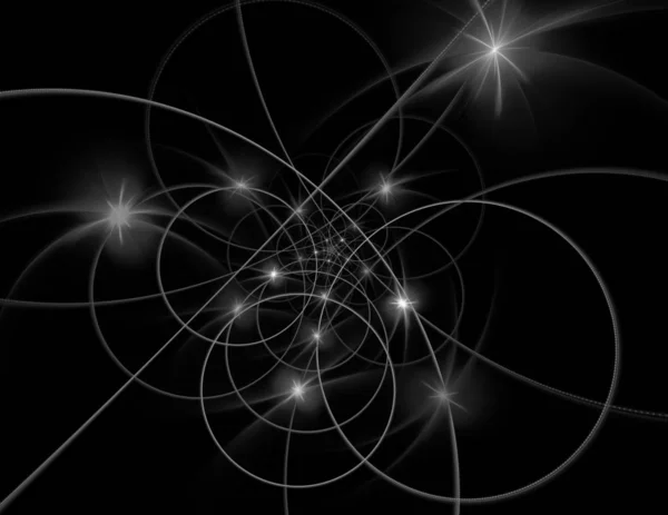 Stringtheorie Physikalische Prozesse Und Quantentheorie Quantenverschränkung Ein Abstrakter Computer Generierte — Stockfoto
