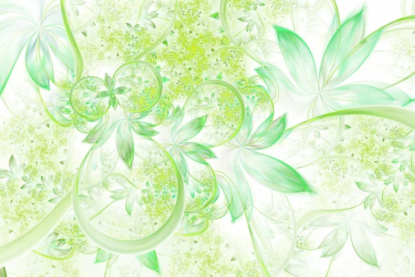 Abstract computer generated plant fractal design. Digital artwork for tablet background, desktop wallpaper or for creative cover design.