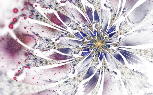 Abstract computer generated fractal flower design. Digital artwork for tablet background, desktop wallpaper or for creative cover design.