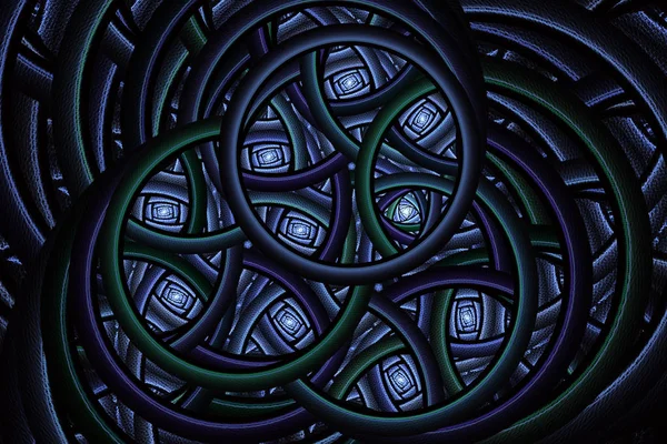 Stained glass window. Colored Glass. 3D surreal illustration. Sacred geometry. Mysterious psychedelic relaxation pattern. Fractal abstract texture. Digital artwork for magic graphic, album, booklet.