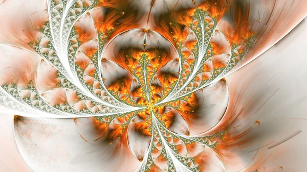 Olağanüstü Güzel Çok Renkli Vitray Kelebek Soyut Fraktal Simetrik Şekiller — Stok fotoğraf