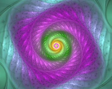 Renkli dokulu sarmal girdap. Çok renkli arka plan.