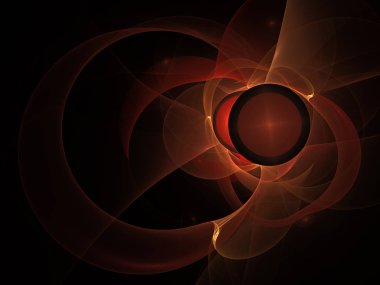 Dinamik düz eğri çizgiler. Soyut fütüristik ve modern kavram arka plan kompozisyon. Fraktal grafik ayrıntılı. Teknoloji, bilim kurgu veya sanal gerçeklik kavramı zemin. Kapakları, afiş, web tasarım.