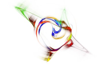 Duman sallayarak arka plan rengi. Resimde dalga tasarım