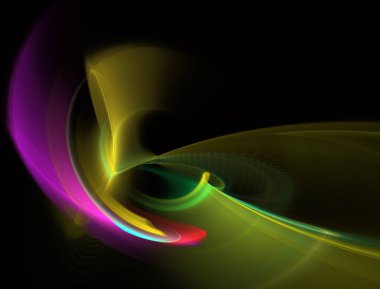 Duman sallayarak arka plan rengi. Resimde dalga tasarım