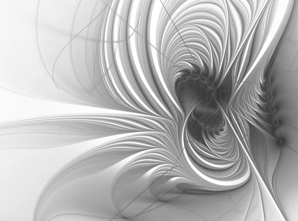 美しいフラクタルフラワーアート コンピュータグラフィックスを生成します アブストラクト アートプロジェクトの花のフラクタル背景 — ストック写真