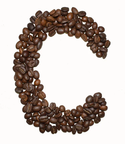 Kaffee Brief - c — Stockfoto