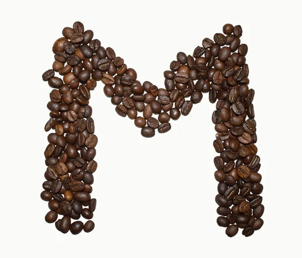 Carta de café - M — Fotografia de Stock