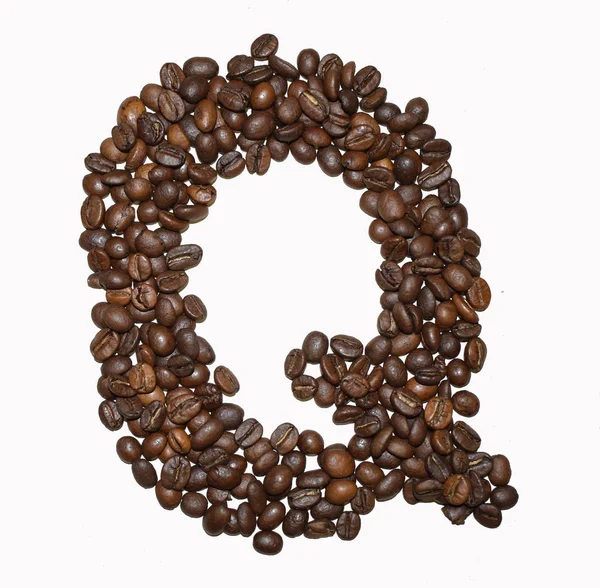 Carta de café - Q — Foto de Stock