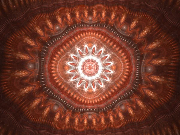 Kaleidoskop mönster abstrakt bakgrund. Geometriskt symmetrisk prydnad design — Stockfoto