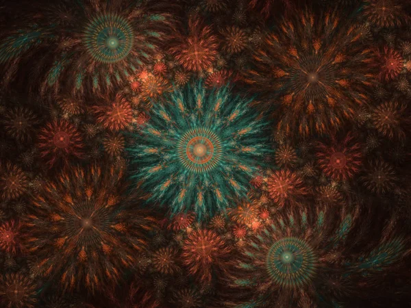Abstract floral fractal background pentru proiecte de artă . — Fotografie, imagine de stoc