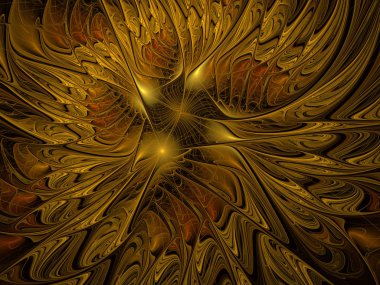 Pürüzsüz altın Fiery çiçeği.