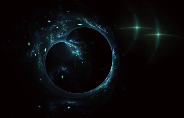 Modern parlayan şekil tasarımı. Enerjik Işık Parçaları ve etkileri.