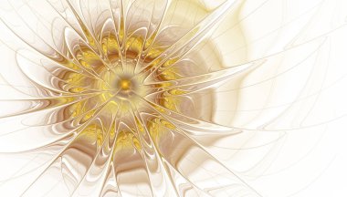 Pürüzsüz altın Fiery çiçeği.