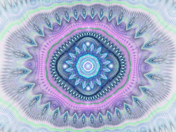 Kaleidoscope pattern abstract background. Geometrical symmetrical ornament design — Stock Photo, Image