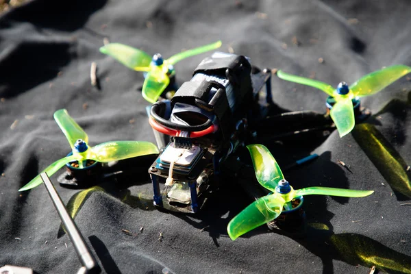 FPV drone da corsa su misura — Foto Stock