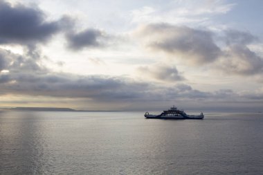 Kosta Rika ve feribot Puntarenas plaj turist cazibe Pasifik