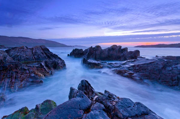 Skumring Halvøya Beara Cork Irland – stockfoto