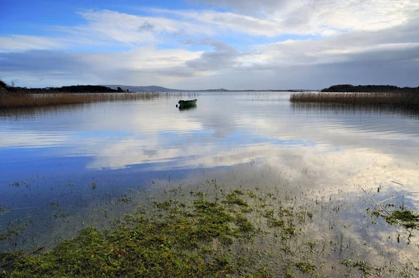 Escena Pacífica Pontoon Bridge Mayo Irlanda —  Fotos de Stock