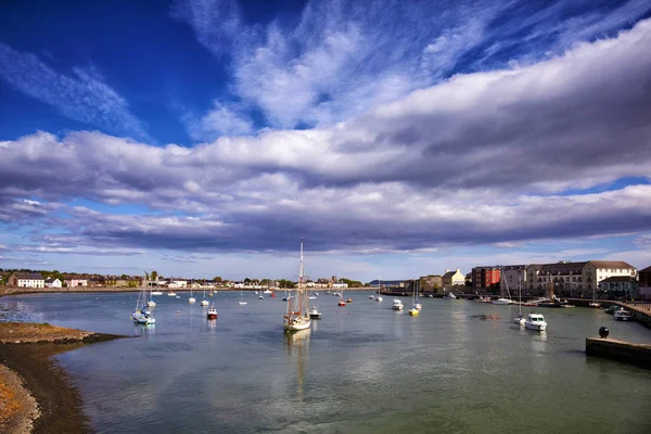 Dungarvan Harbour, Co.Waterford, İrlanda görünümü