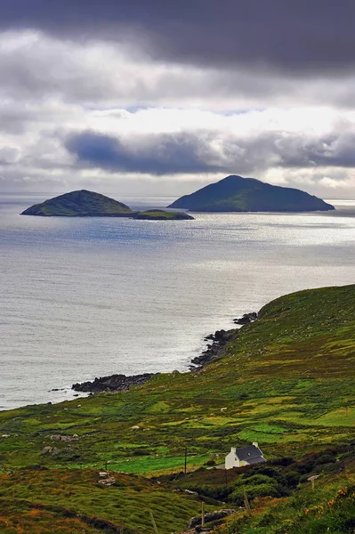 Vista Península Iveragh República Irlanda Fotos de stock libres de derechos