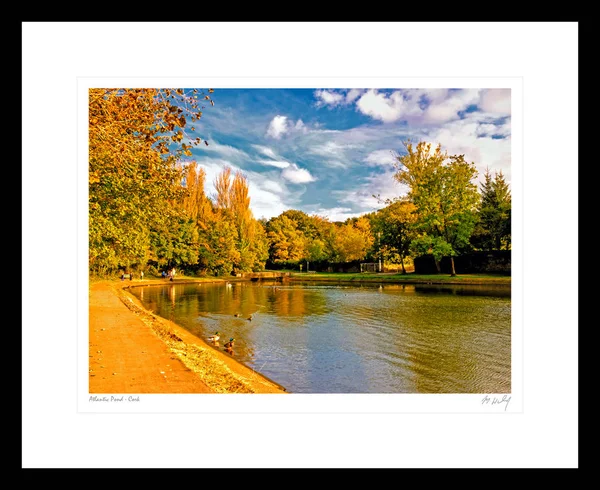 Vista Lagoa Atlântica Durante Dia Cork — Fotografia de Stock