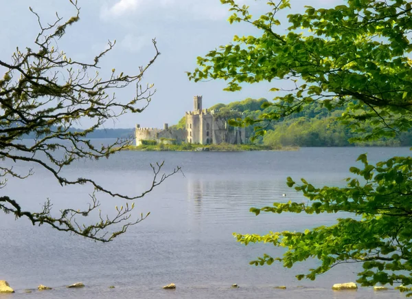 Alte Burg Auf Insel Auf Lough Key Roscommon Irland Erbaut — Stockfoto