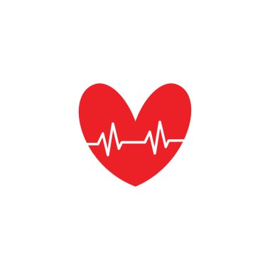 sevimli aşk / kalp simgesi işareti logo kavramı