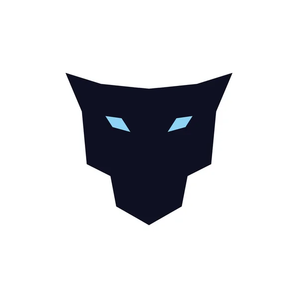 Jaguar Head Icon Logo Concept — Stock Vector