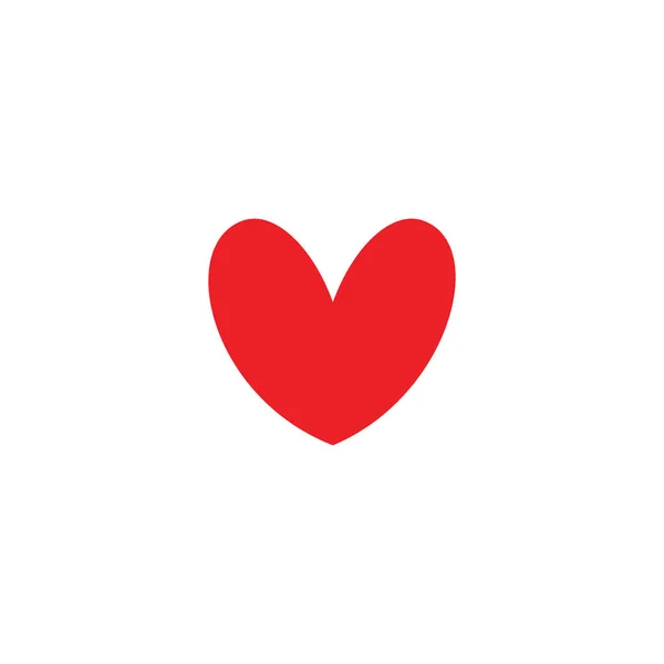 Bonito Amor Coração Ícone Sinal Logotipo Conceito —  Vetores de Stock