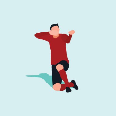 Atış golü kutlaması - futbol golü kutlaması - shot, dribble, kutlama ve futbolda hareket