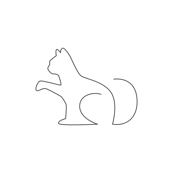 Gato ícone gatinho chita dos desenhos animados