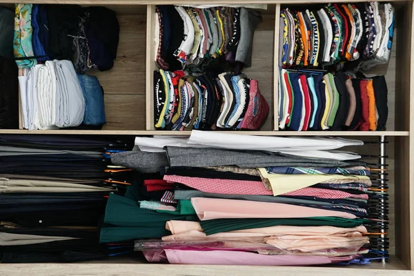 Kleding Plank Van Een Muur — Stockfoto