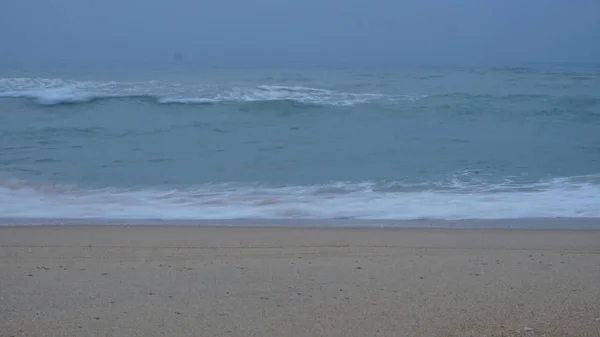 Praia Mar Tempestade — Fotografia de Stock