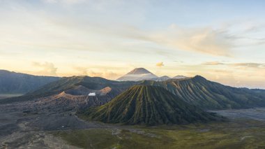Bromo dağ sunrise, Doğu java, Endonezya tengger semeru Ulusal Park