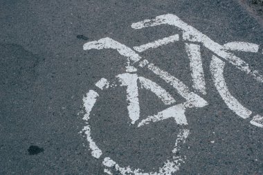 Bisiklet parkuru işareti çizin
