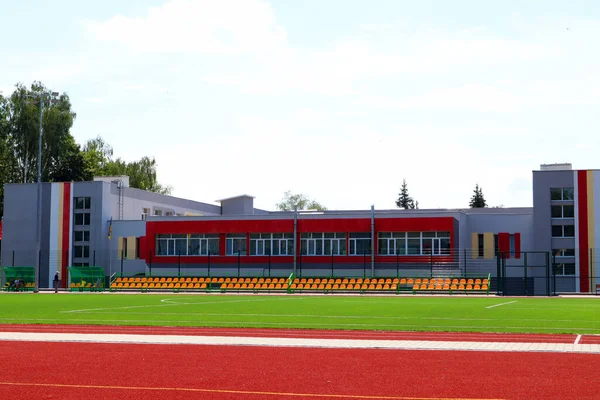 Estadio Escolar Ordinario Vinnytsia Ucrania —  Fotos de Stock