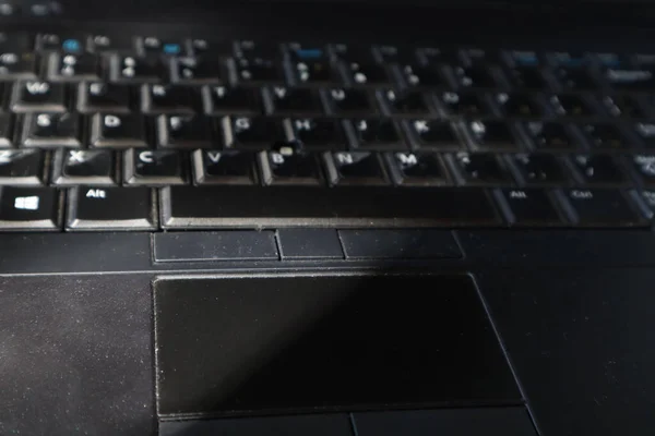 Black keyboard of my old computer