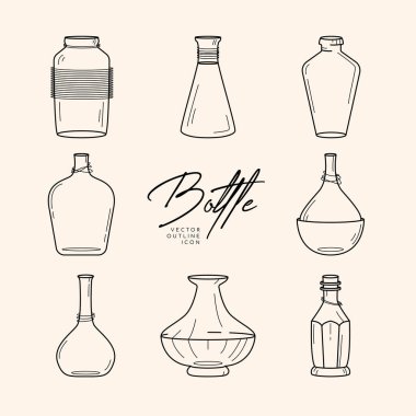 Çiçekler için vazoların en küçük simgesi. Dekorasyon, düğün, anneler günü veya özel bir gün için; vazolar, kurdeleler, bardak ve el bilgisayarı düzenlemeleri içerir