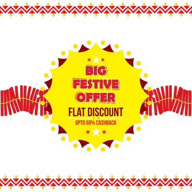 renkli yangın kraker ile dekore edilmiş diya Türkiye poster tasarım mutlu bayramlar tatil için