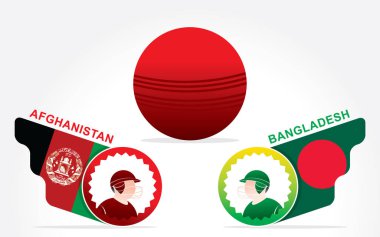 Kriket takım spor poster oynarken